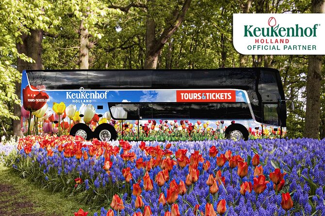 From Amsterdam: Keukenhof Gardens Ticket and Transfer - Meeting at Amsterdam Central and lining up for the bus