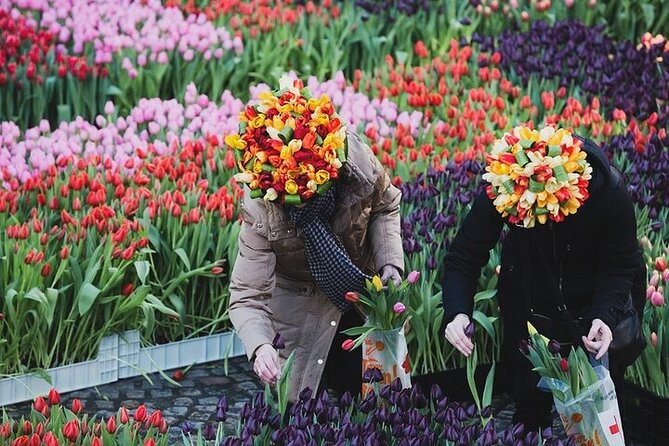 Full-Day Trip From Amsterdam to Keukenhof, Zaanse Schans + Cruise - Zaanse Schans: windmill village views, plus animals and boats