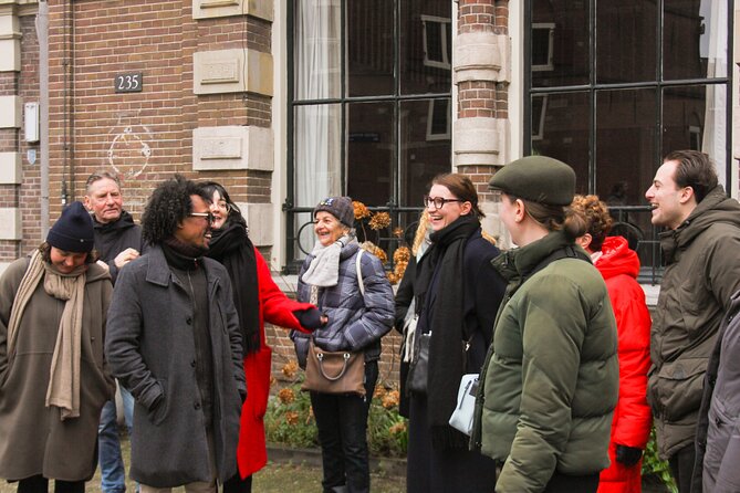 History & culture tour in Amsterdam with a local - House on the Three Canals and the Bicycle Bridge Detail