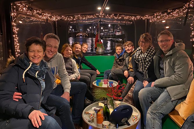 Light Event Amsterdam by small boat, 8 passengers max! You won't find any better - A Cozy Amsterdam Light Festival Cruise, Built for 8 People