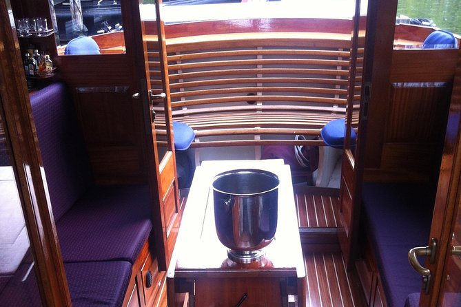 Private boat tour on a electric saloon boat - Price and value: $515.88 per group up to 8 people