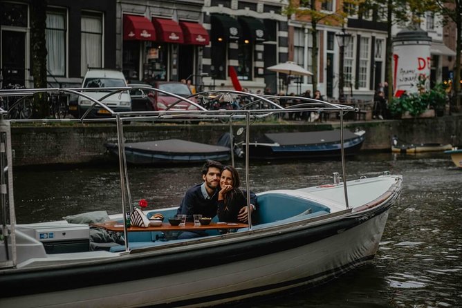 Private Romantic Canal Cruise Amsterdam with Bubbly and Snacks - How long you’re on the water, and what you gain