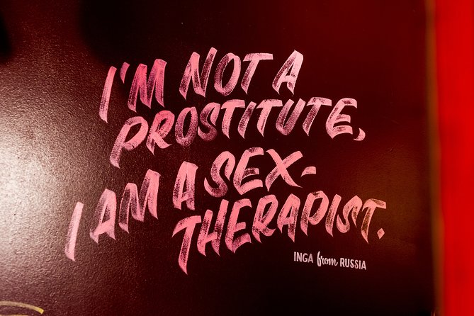 Red Light Secrets: Museum of Prostitution Amsterdam - The confessions wall: when the mood turns serious